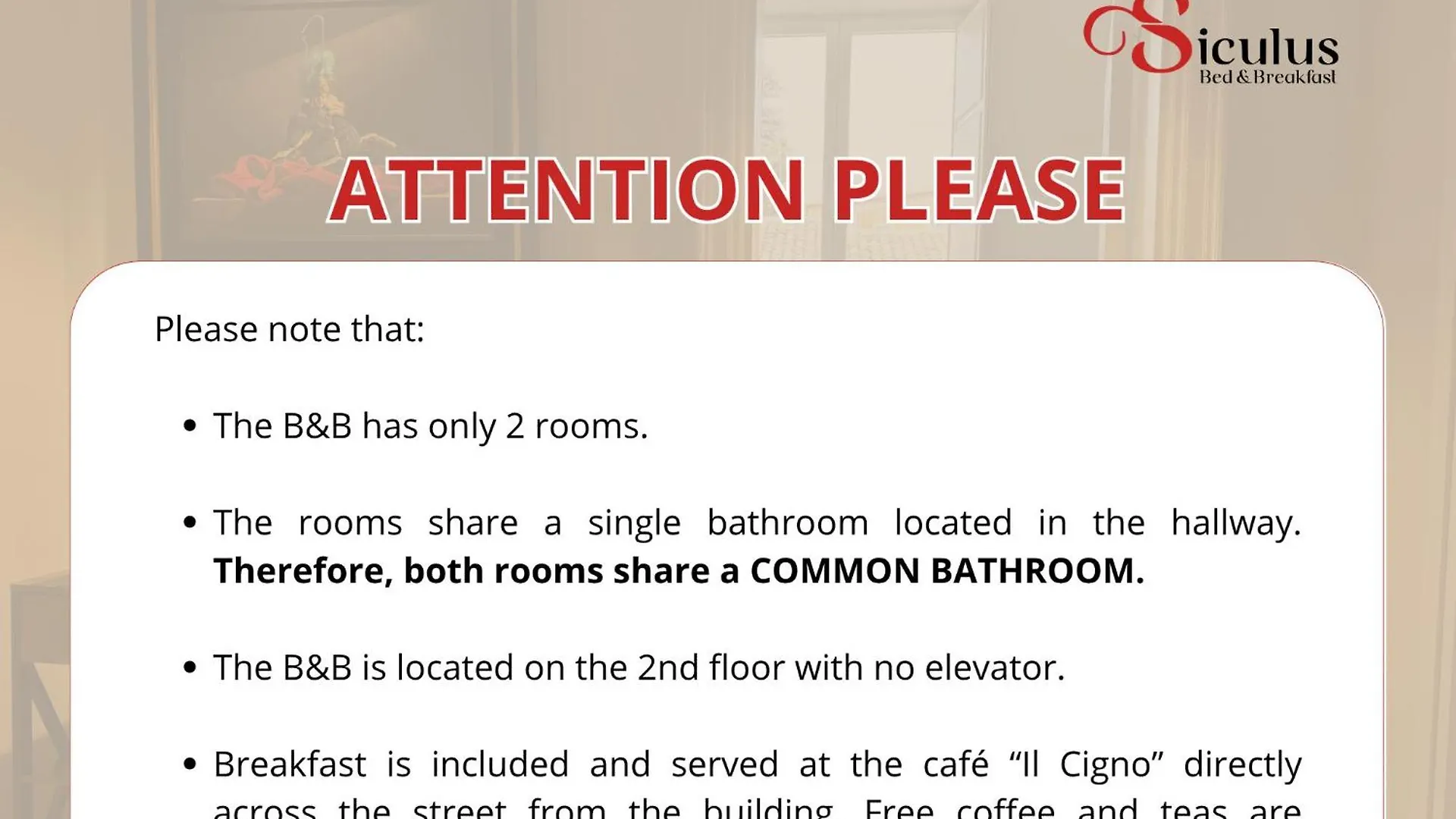 Siculus Bed And Breakfast Catania 0*,  Italy